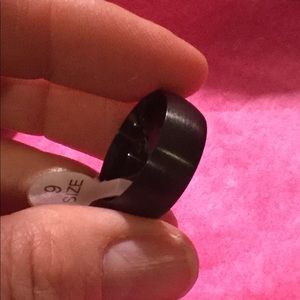 Titanium wedding band, black matte, NEW! Unisex!